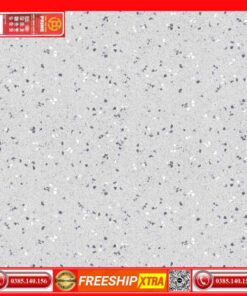 Gạch lát 40x40 Prime 08020 Terrazzo màu xám mè đen mờ