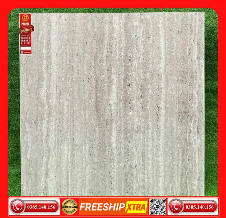 Gạch 60x60 Granite Prime G6602 xám sọc dưa