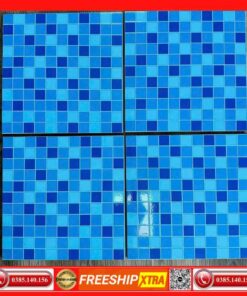Gạch Mosaic 30x30 Takao 23402 xanh hồ bơi