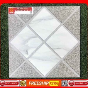 Gạch lát 40x40 Prime 08019 màu xám đá mờ - matt