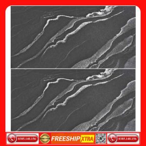 Gạch 60x120 màu đen vân xám