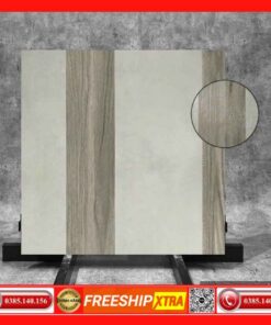 Gạch 60x60 India Fantasy Ash vân gỗ xám