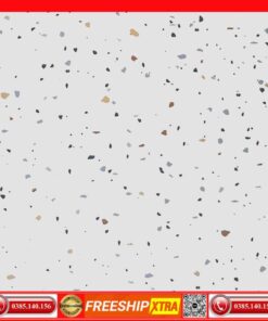 Gạch 60x60 Granite vân Terrazzo VIN6675 màu sáng mè nhỏ
