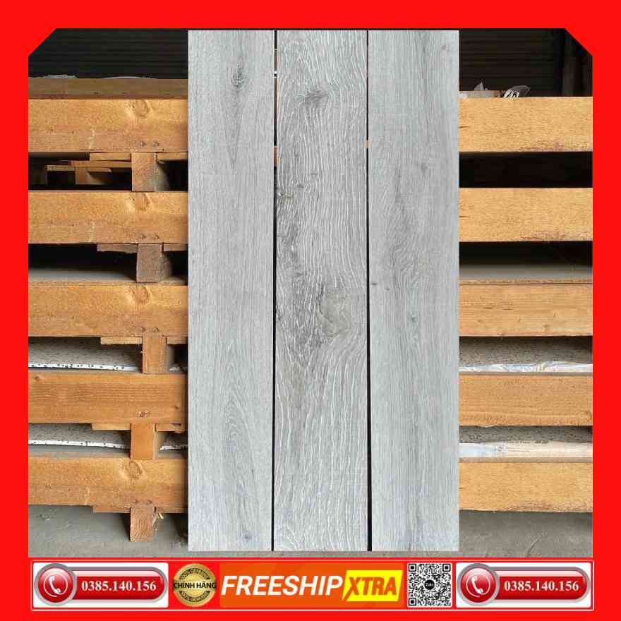 Gạch 20x120 Knoty-Oak-Snow xám mờ