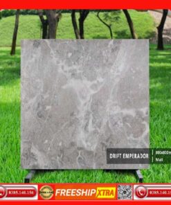 Gạch 80x80 INDIA-Drift-Emperador đá mờ xám