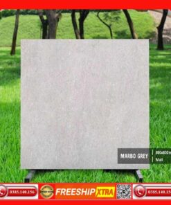 Gạch 80x80 INDIA-Marbo-Grey đá mờ màu xám
