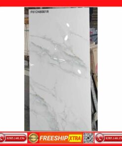 Gạch 60x120 Ý Mỹ Maximus F61248001R trắng xám Calacatta