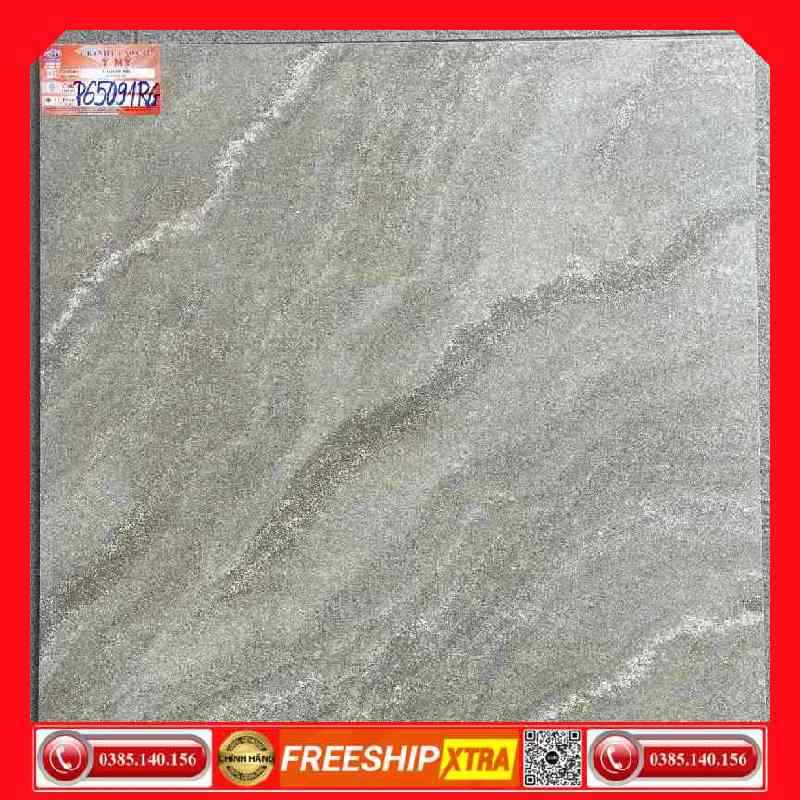 Gạch 60x60 Ý Mỹ P65091RG xám đá mờ