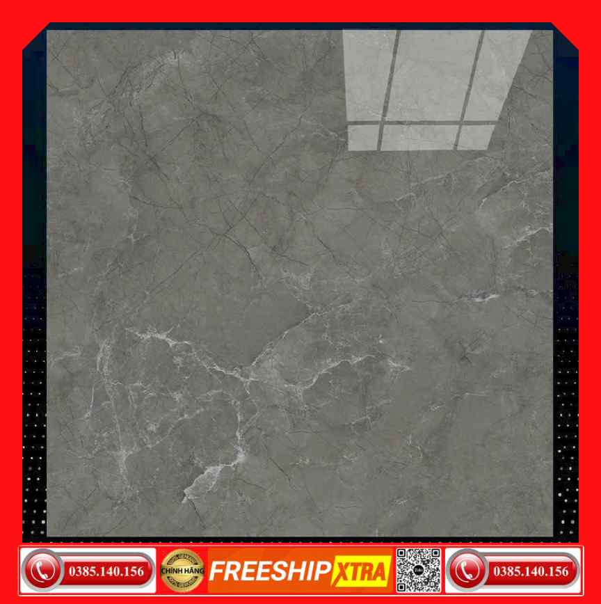 Gạch 100x100 Amado 10502 xám đậm