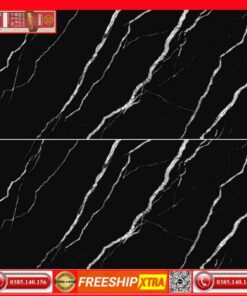 Gạch 60x120 Prime 27624 đá đen vân xám