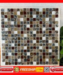 Gạch Mosaic thuỷ tinh MSTT015 trang trí bếp