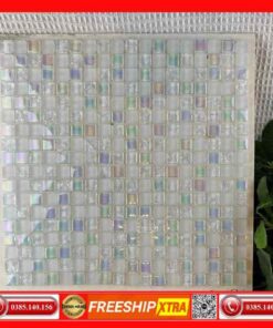 Gạch Mosaic thuỷ tinh MSTT020 trắng sữa
