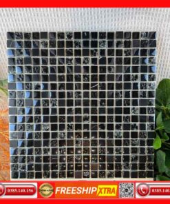Gạch Mosaic thuỷ tinh MSTT021 màu đen