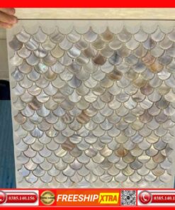 Gạch Mosaic ngọc trai NT009 hình vảy cá
