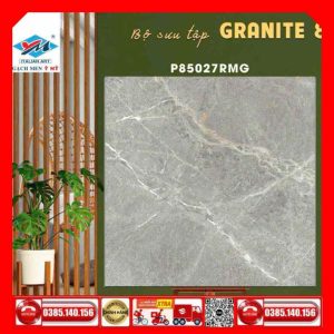 Gạch 80x80 Ý Mỹ Pierre-Cardin P85027RMG Granite Xám