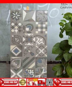 Gạch 60x120 India 3324 MTH bông cổ điển