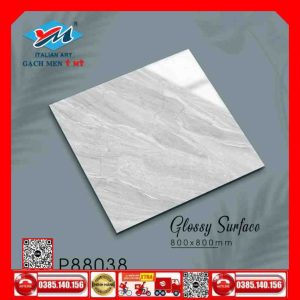 Gạch 80x80 Ý Mỹ Pierre-Cardin P88038 mây xám