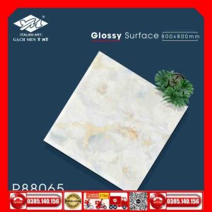 Gạch 80x80 Ý Mỹ Pierre-Cardin P88065 Granite