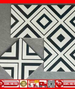 Gạch bông 30x30 cổ điển F30009 đen trắng