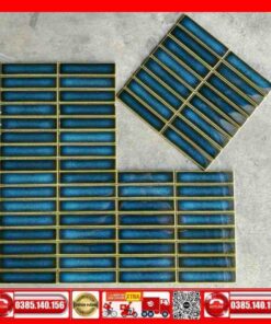 Gạch Mosaic que 280x295 mm vỉ VIN-310 xanh ngọc