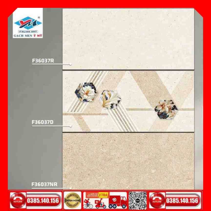 Gạch ốp 30x60 Ý Mỹ F36037NR-F36037R-F36037D