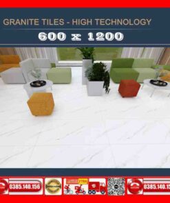 Gạch 60x120 Thắng Cường Vesta-V2312601 Trắng vân xám khói