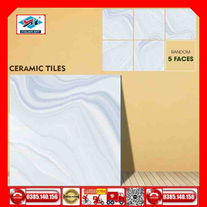 Gạch 60x60 Ý Mỹ EF6043R tông xám