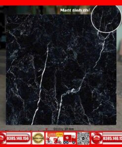 Gạch 80x80 Apodio 76008 Marbal đen tia chớp xám