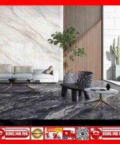 Đá nung kết 120x240 Morgan-Black-Lunar-Gold-M122409HL030