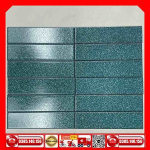 Gạch Thẻ Trang Trí 6x24 xanh chấm bi