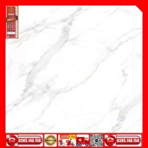 Gạch lát nền 60x60 Prime 13.600600.09208 Marbal trắng vân xám
