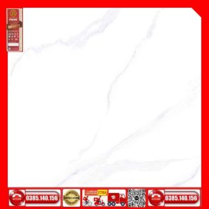 Gạch lát nền 60x60 Prime 13.600600.09212 trắng vân xám Calacatta