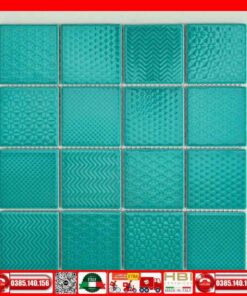 Gạch Mosaic Vỉ 30x30 Gốm MG681-Xanh Vinceramic