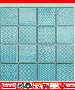 Gạch Mosaic Vỉ 30x30 Gốm MG683-Xanh Vinceramic