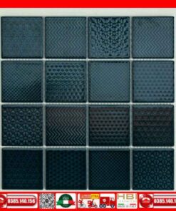 Gạch Mosaic Vỉ 30x30 Gốm MG685-Đen Vinceramic