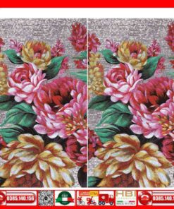 Tranh Mosaic Gốm bông hoa hồng đỏ