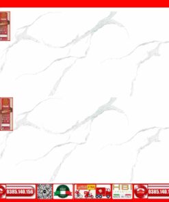 Gach 45x90 Prime 26000 trắng vân xám khói