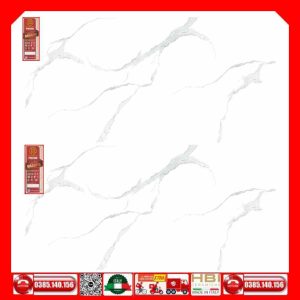Gach 45x90 Prime 26000 trắng vân xám khói