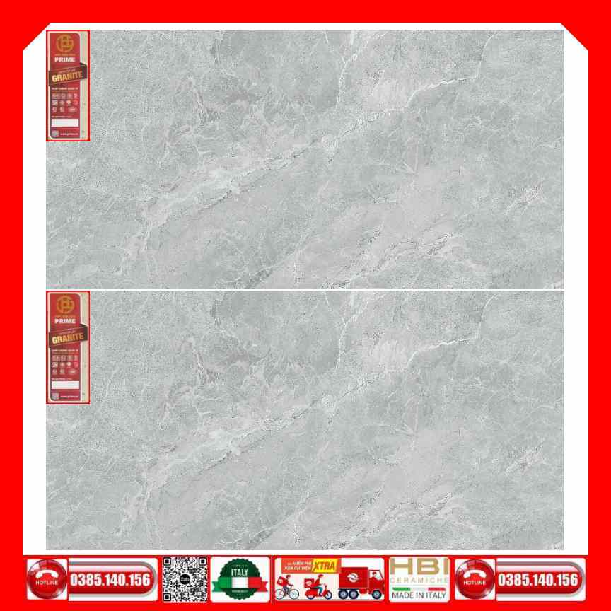 Gach 45x90 Prime 26004 xám bóng