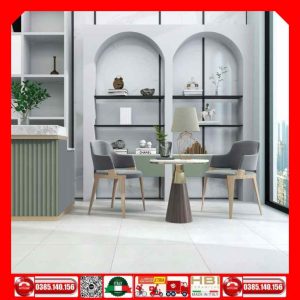 Gach 60x60 Prime 29E04 vân Travertina Xám