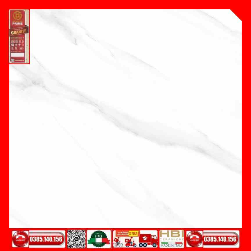 Gach 60x60 Prime 29E31 trắng vân xám