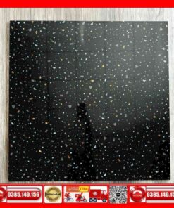 Gạch 80x80 Granite Đá Đen Chấm Mè ốp cột VIN8864