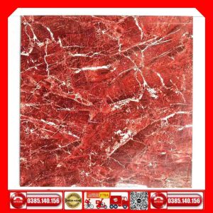 Gạch 80x80 Granite Đá Đỏ Vân Trắng ốp cột