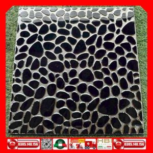 Gạch 30x30 Sỏi Đen khắc kim vàng 30347