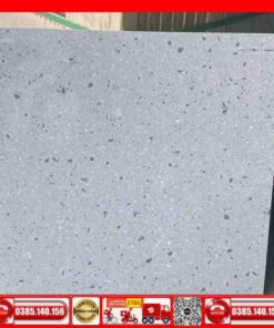 Gạch 60x60 Á Mỹ 3607A Terrazzo xám bóng