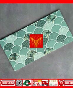 Gạch 30x60 vảy cá 39347 xanh trang trí