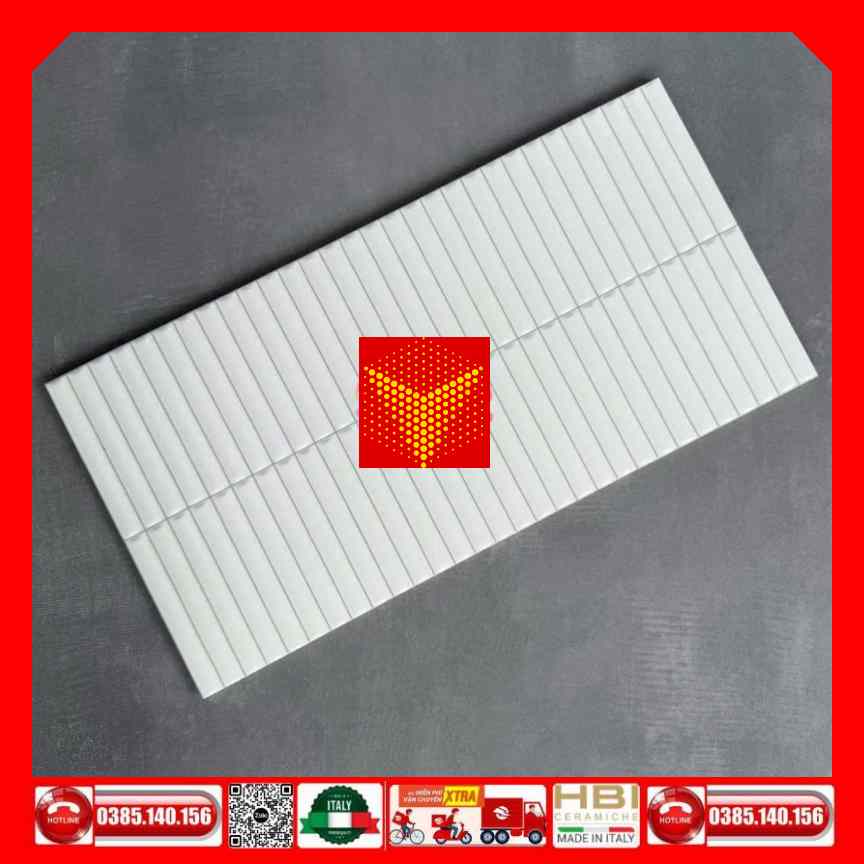 Gạch 30x60 trang trí 39352 que đũa trắng