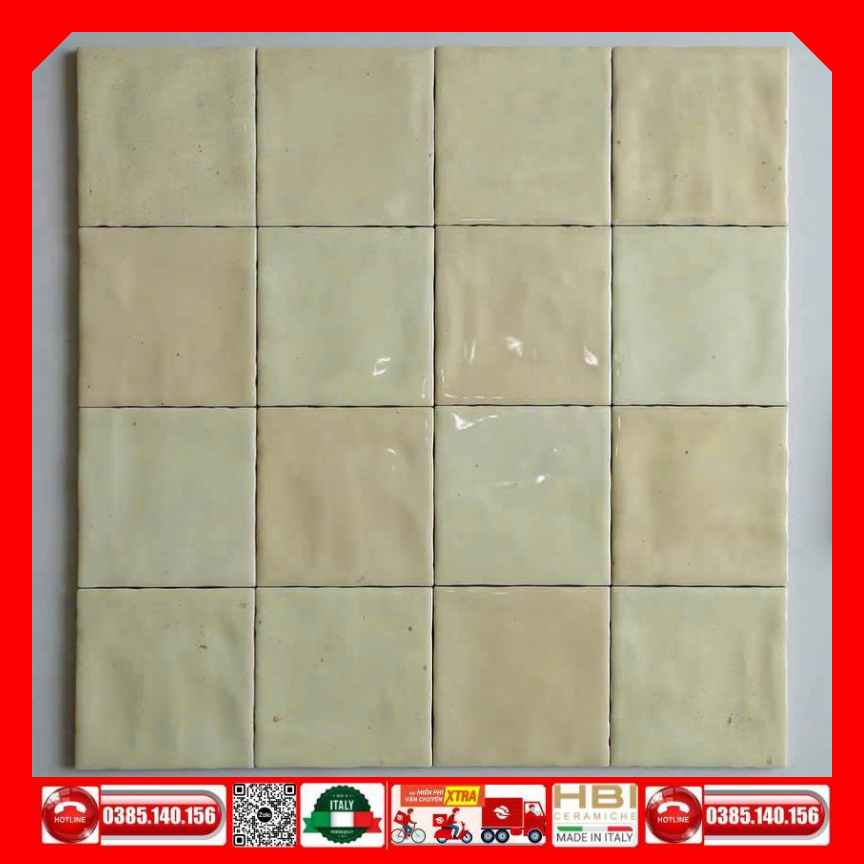Gạch Mosaic 10x10 Inax M11B05 màu vàng