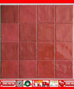 Gạch Mosaic 10x10 Inax M11B10 màu đỏ