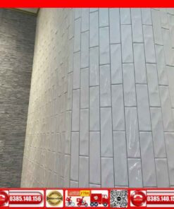 Gạch 75x300 Mosaic ốp trang trí GR0312PV2-FA0312PV2 trắng gợn sóng